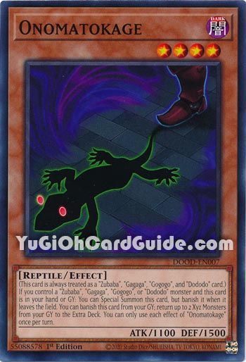 Yu-Gi-Oh Card: Onomatokage