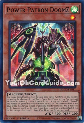 Yu-Gi-Oh Card: Power Patron DoomZ