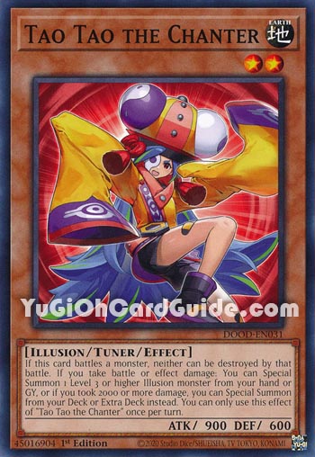 Yu-Gi-Oh Card: Tao Tao the Chanter