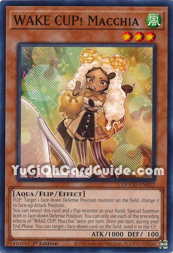 Yu-Gi-Oh Card: WAKE CUP! Macchia