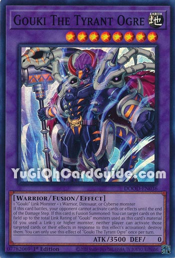 Yu-Gi-Oh Card: Gouki The Tyrant Ogre