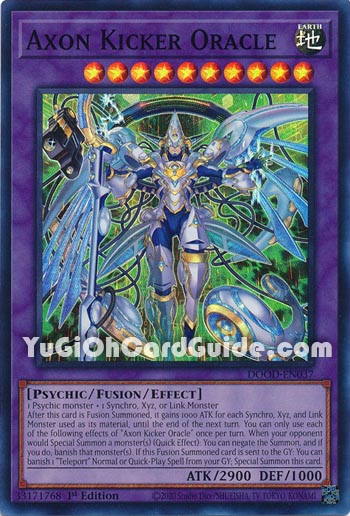 Yu-Gi-Oh Card: Axon Kicker Oracle