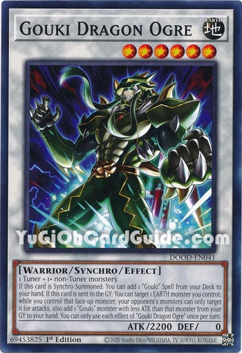Yu-Gi-Oh Card: Gouki Dragon Ogre