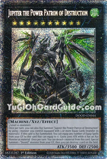 Yu-Gi-Oh Card: Jupiter the Power Patron of Destruction