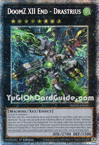 Yu-Gi-Oh Card: DoomZ XII End - Drastrius