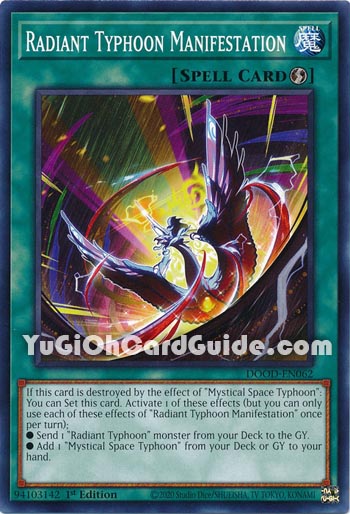 Yu-Gi-Oh Card: Radiant Typhoon Manifestation