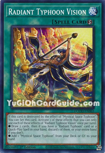 Yu-Gi-Oh Card: Radiant Typhoon Vision