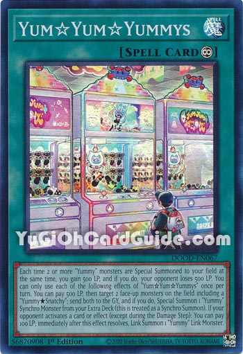 Yu-Gi-Oh Card: Yum☆Yum☆Yummys