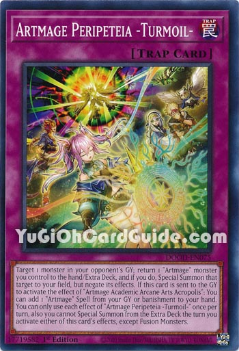 Yu-Gi-Oh Card: Artmage Peripeteia -Turmoil-