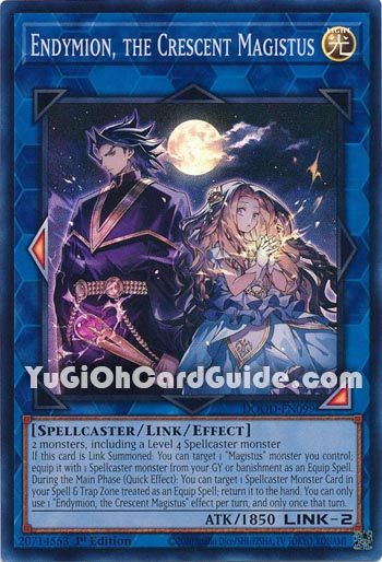 Yu-Gi-Oh Card: Endymion, the Crescent Magistus