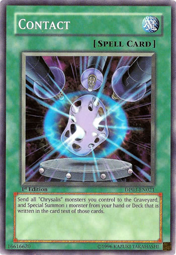 Yu-Gi-Oh Card: Contact