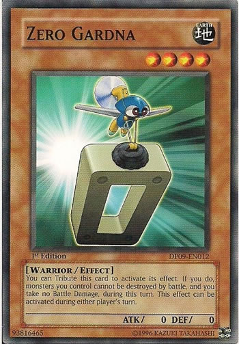 Yu-Gi-Oh Card: Zero Gardna