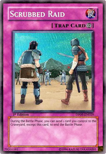 Yu-Gi-Oh Card: Scrubbed Raid