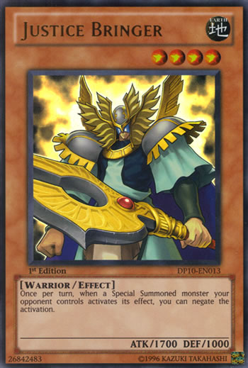 Yu-Gi-Oh Card: Justice Bringer