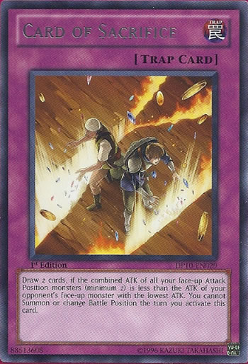 Yu-Gi-Oh Card: Card of Sacrifice