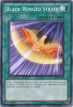 Yu-Gi-Oh Card: Black-Winged Strafe