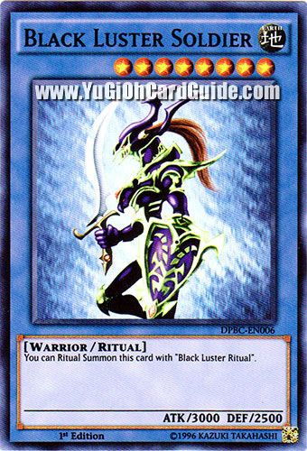 Yu-Gi-Oh Card: Black Luster Soldier