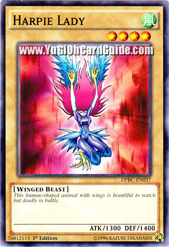 Yu-Gi-Oh Card: Harpie Lady