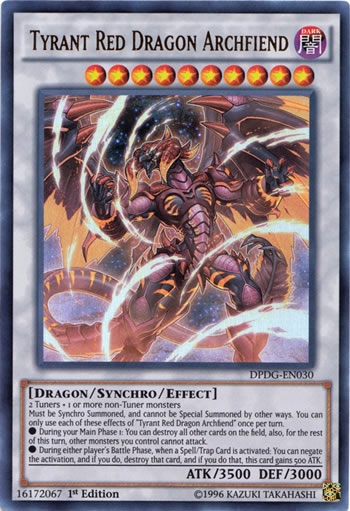 Yu-Gi-Oh Card: Tyrant Red Dragon Archfiend