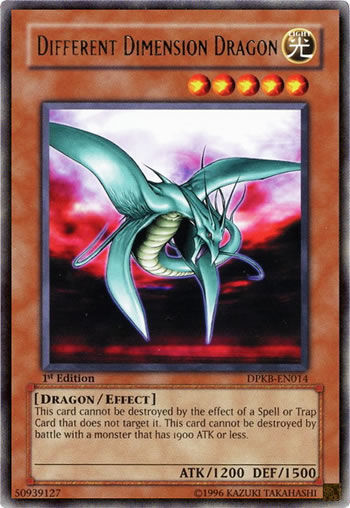 Yu-Gi-Oh Card: Different Dimension Dragon