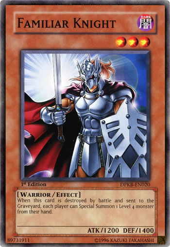 Yu-Gi-Oh Card: Familiar Knight