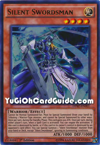 Yu-Gi-Oh Card: Silent Swordsman