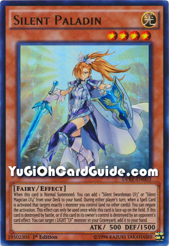 Yu-Gi-Oh Card: Silent Paladin