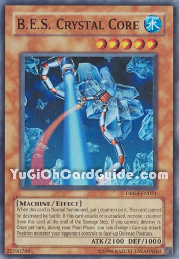Yu-Gi-Oh Card: B.E.S. Crystal Core