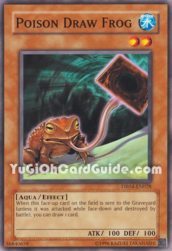 Yu-Gi-Oh Card: Poison Draw Frog