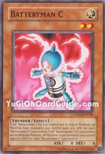 Yu-Gi-Oh Card: Batteryman C