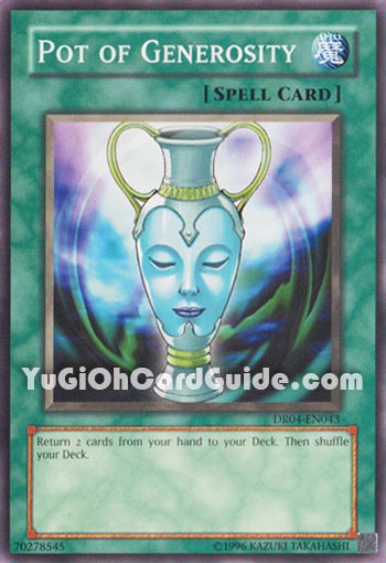 Yu-Gi-Oh Card: Pot of Generosity