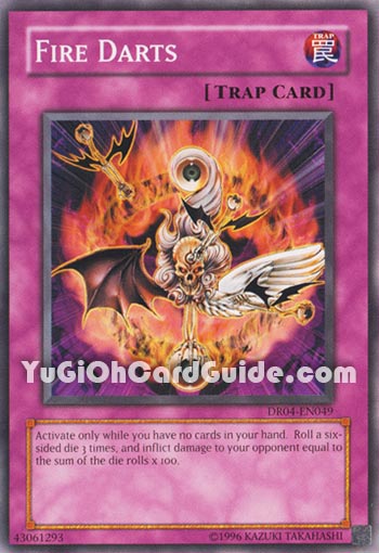 Yu-Gi-Oh Card: Fire Darts