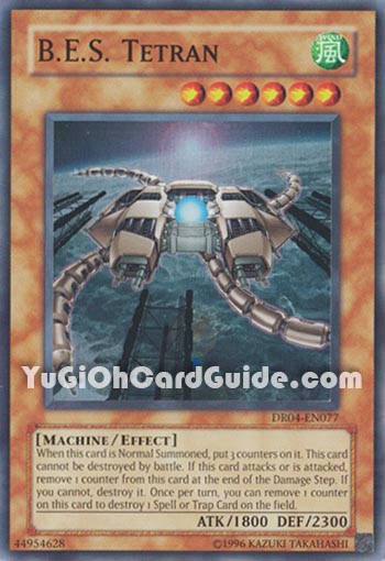 Yu-Gi-Oh Card: B.E.S. Tetran