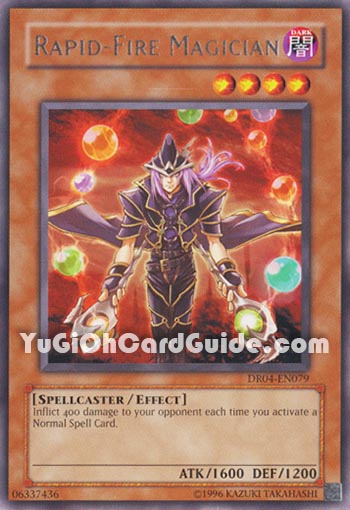 Yu-Gi-Oh Card: Rapid-Fire Magician