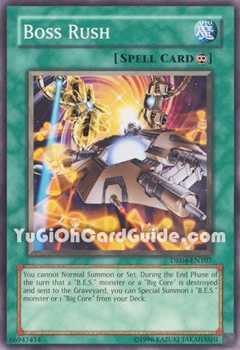 Yu-Gi-Oh Card: Boss Rush