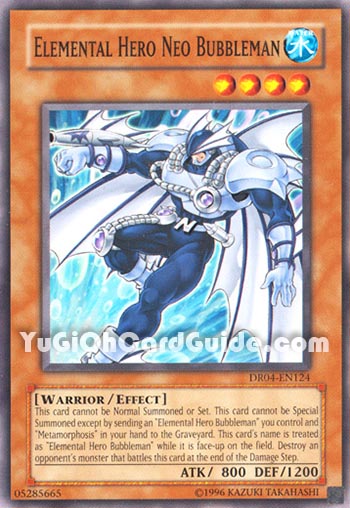 Yu-Gi-Oh Card: Elemental Hero Neo Bubbleman