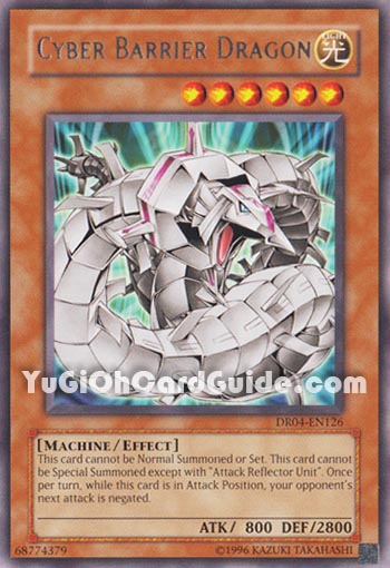 Yu-Gi-Oh Card: Cyber Barrier Dragon