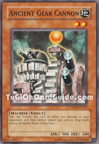 Yu-Gi-Oh Card: Ancient Gear Cannon