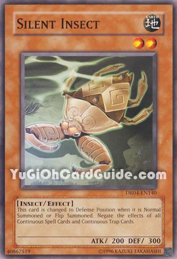 Yu-Gi-Oh Card: Silent Insect