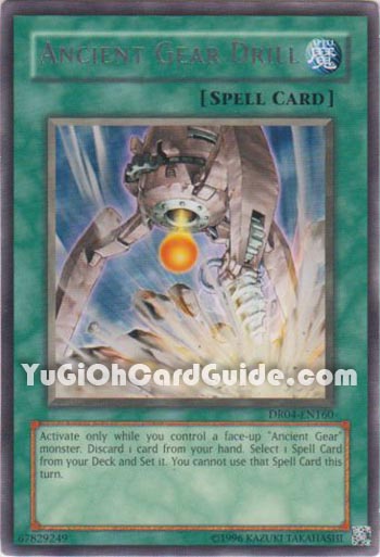 Yu-Gi-Oh Card: Ancient Gear Drill