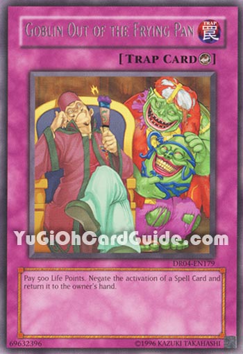Yu-Gi-Oh Card: Goblin Out of the Frying Pan