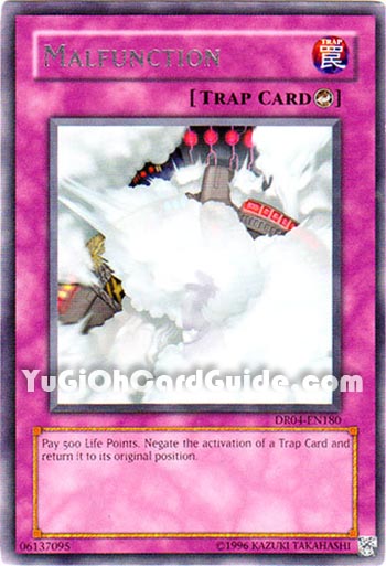 Yu-Gi-Oh Card: Malfunction