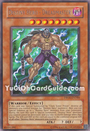 Yu-Gi-Oh Card: Destiny HERO - Dreadmaster