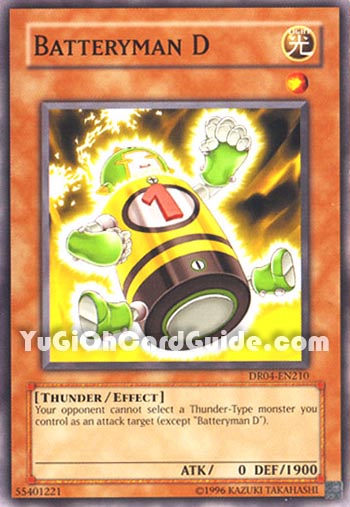 Yu-Gi-Oh Card: Batteryman D