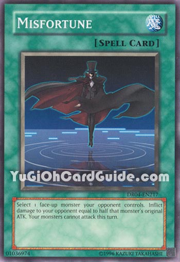 Yu-Gi-Oh Card: Misfortune