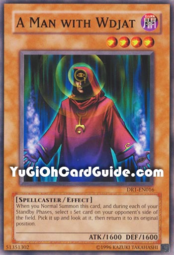 Yu-Gi-Oh Card: A Man with Wdjat