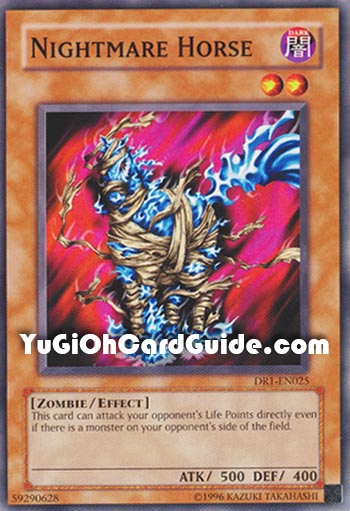 Yu-Gi-Oh Card: Nightmare Horse