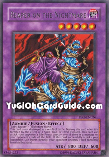 Yu-Gi-Oh Card: Reaper on the Nightmare