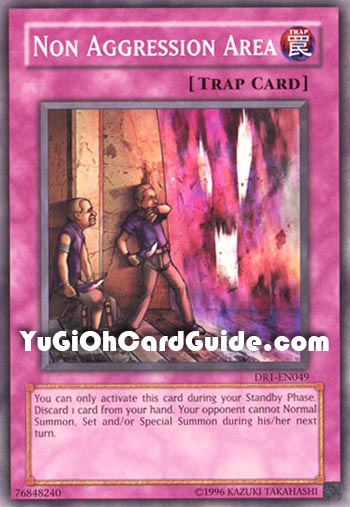 Yu-Gi-Oh Card: Non Aggression Area