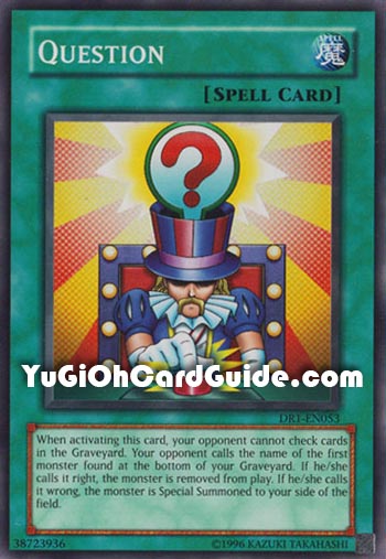 Yu-Gi-Oh Card: Question